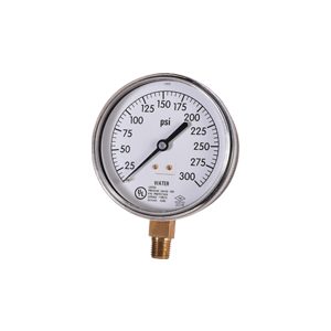 UL 300 PSI 1/4 מד לחץ